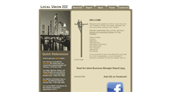 Desktop Screenshot of ibew222.org